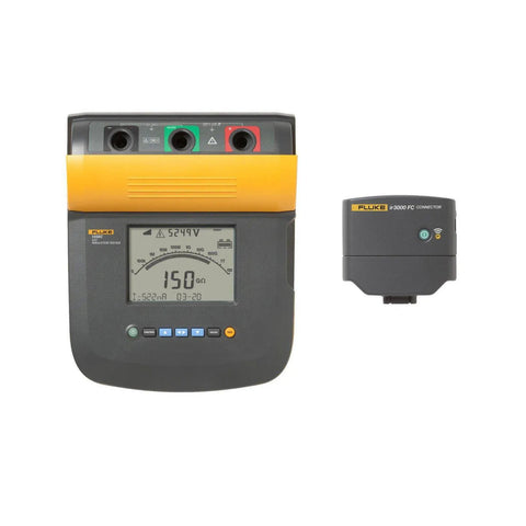 Fluke 1550C insulation tester, 5 kV, 1 TΩ, leakage current, capacitance, CAT IV 600 V