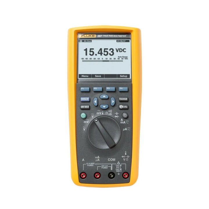 Fluke 287 true-RMS electronics logging multimeter with TrendCapture, 1000 V, 10 A, 100 kHz bandwidth