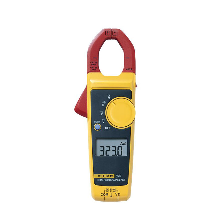 Fluke 323 true-RMS clamp meter, 400 A, 600 V, resistance and continuity