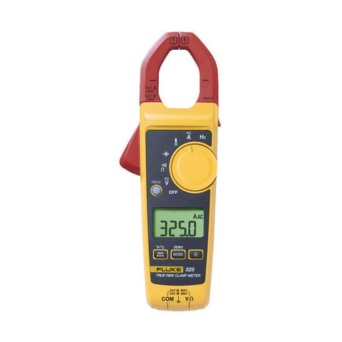 Fluke 325 true-RMS clamp meter, AC/DC 400 A, 600 V, temperature, frequency