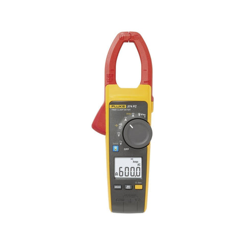 Fluke 374 FC True-RMS AC/DC clamp meter, 600 A, 1000 V, wireless with optional iFlex probe