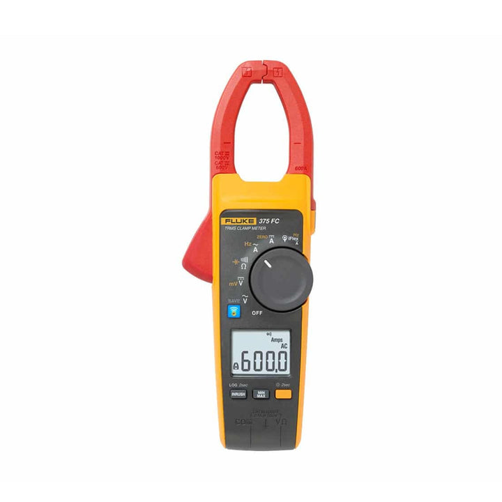Fluke 375 FC True-RMS AC/DC Clamp Meter, wireless, 600 A fixed clamp, iFlex compatible
