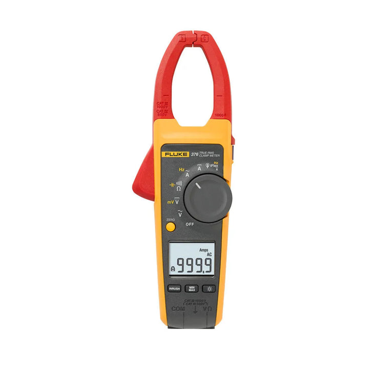 Fluke 376 true-RMS AC DC clamp meter with iFlex, 1000 V, 1000 A, 2500 A flexible probe