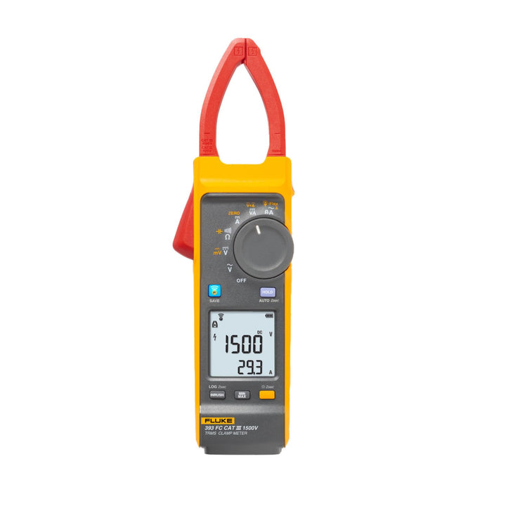 Fluke 393 FC clamp meter, 1500 V DC, 1000 V AC, 999.9 A, with iFlex probe, IP54
