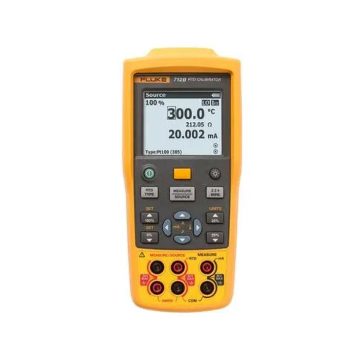 Fluke 712B RTD calibrator, supports 13 RTD types, mA loop measurement
