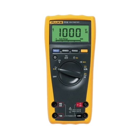 Fluke 77 IV wide-range digital multimeter, 1000 V, AC/DC, 10 A, CAT IV/III