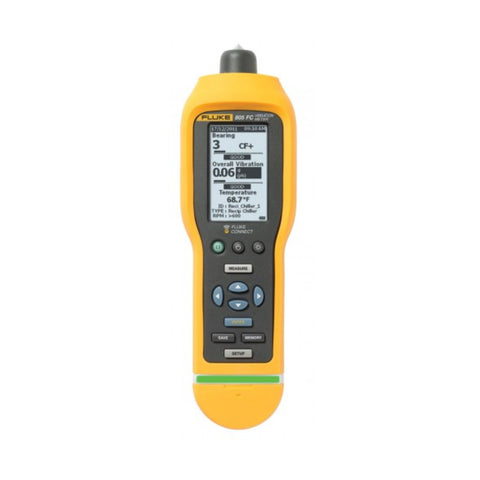 Fluke 805 FC wireless vibration meter, overall & bearing analysis, IR temperature