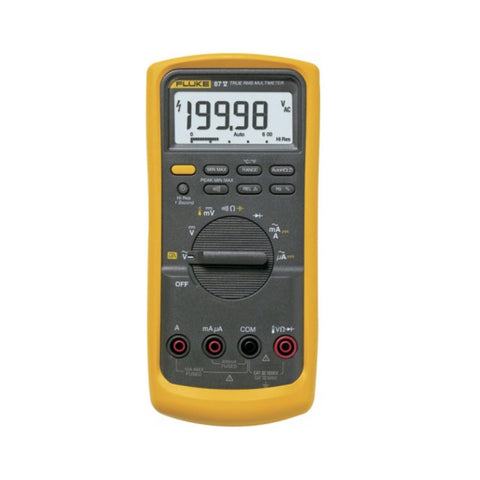 Fluke 87V true-RMS industrial multimeter, 1000 V / 10 A, built-in thermometer, CAT III/CAT IV ratings