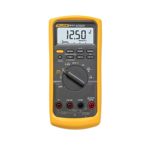 Fluke 88V automotive multimeter, 1000 V, 10 A, pulse width, RPM, duty cycle, CAT IV 600 V