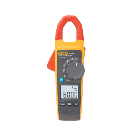 Fluke 902 FC HVAC clamp meter, True-RMS AC/DC, 600 A clamp, 600 V, wireless
