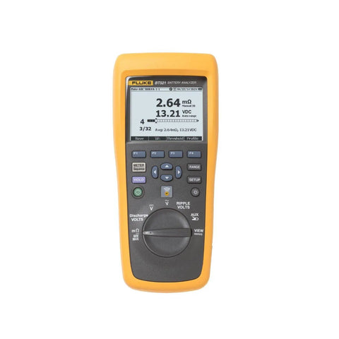 Fluke BT521 battery analyzer, internal resistance, DC/AC voltage, ripple, IR temperature probe