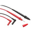 Fluke TL75 Hard-Point test lead set, 48-in PVC leads, 10 A, CAT II 1000 V; caps enable CAT IV 600 V