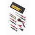 Fluke TLK225 SureGrip accessory kit with test leads, probes, clips, and storage pouch