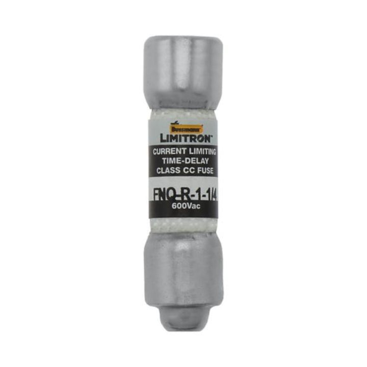 Bussmann FNQ-R-1-1/4 time-delay fuse, 1.25 A 600 V, Class CC