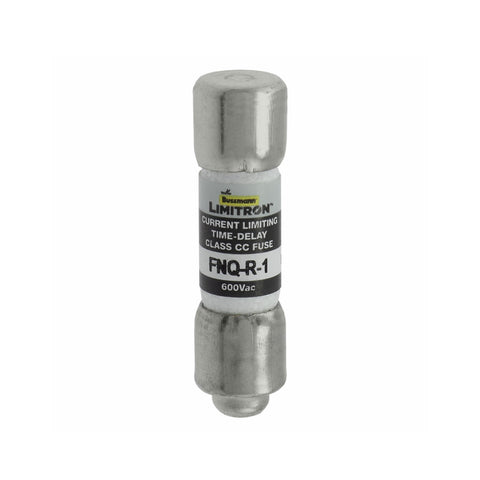 Bussmann FNQ-R-1 Class CC fuse, 1 A, 600 V, time-delay, rejection style