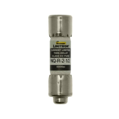 Eaton Bussmann FNQ-R-2-1/2 Class CC time-delay fuse, 2.5 A, 600 V