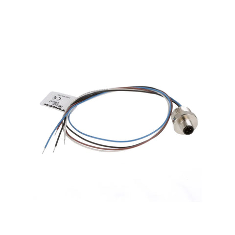 Turck FS 4.4 0.5 14.5 NPT M12 female pigtail connector with flying lead wires.