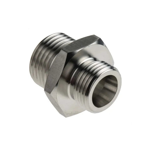 ifm E40096 clamp adapter with weld-in sleeve for G 1/4 sensors. 316L stainless steel for hygienic applications in food and pharma.