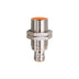 ifm IGS252 flush-mount M30 proximity sensor, 10 mm range, PNP output, IP69K-rated for food and washdown applications.