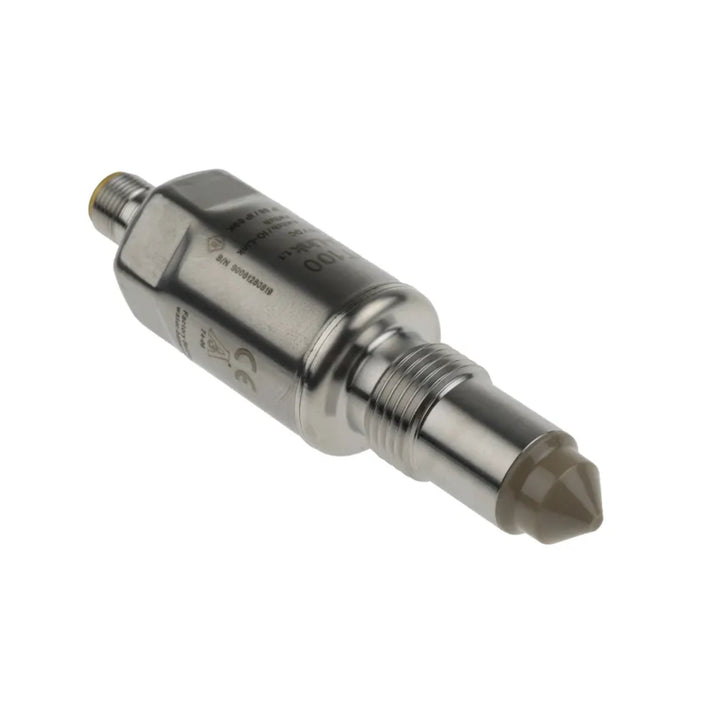 ifm LMT100 point level sensor with hygienic design and IO-Link, ideal for reliable detection of liquids and pastes in sanitary applications.