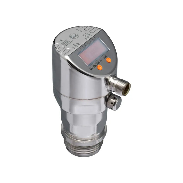 ifm PI2794 IO-Link pressure sensor, 0–10 bar range, PNP output, G 1/4" connection. Compact and accurate for fluids and gases.