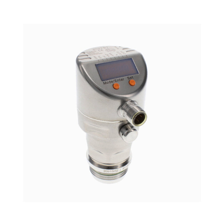 ifm PI2797 IO-Link pressure sensor, 0–10 bar, G 1/4", dual PNP outputs, IP67-rated. Smart monitoring for industrial fluids and gases.