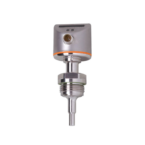 ifm SI6700 thermal flow sensor with G 1/2" connection and LED display, ideal for reliable liquid flow monitoring in industrial systems.