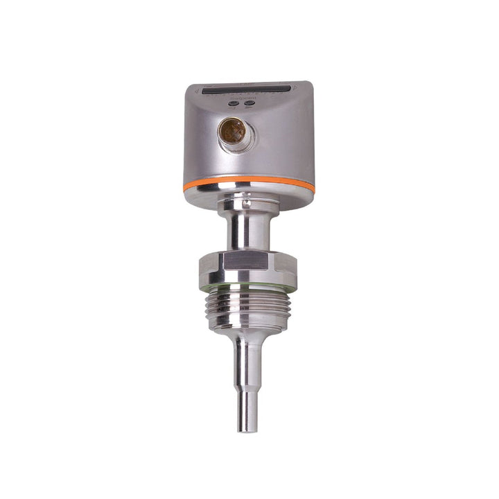 ifm SI6700 thermal flow sensor with G 1/2" connection and LED display, ideal for reliable liquid flow monitoring in industrial systems.