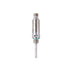 ifm TA2115 IO-Link temperature sensor, –50 to 150 °C, G 1/4" thread, M12 connector, and IP67 stainless steel body for industrial use.