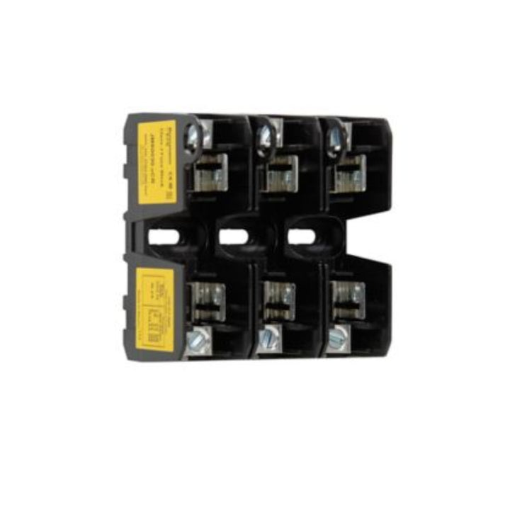 Bussmann JM60030-3CR modular fuse block, 30 A 600 V, 3-pole Class J