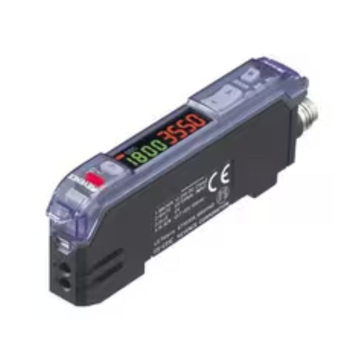 Keyence FS-V31CP fiber optic amplifier with IO-Link and PNP output for high-speed, smart detection in factory automation. Shop now.