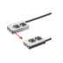 Keyence FU-57TZ M6 threaded fiber optic sensor head for precise micro-object detection in compact industrial automation environments.