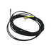 Keyence FU-77TZ reflective fiber optic sensor head with thin beam for compact, high-precision detection in automation and micro-assembly.