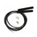 Keyence FU-A100 long-range fiber optic sensor head with heat-resistant sleeve for tough industrial detection. Shop now.