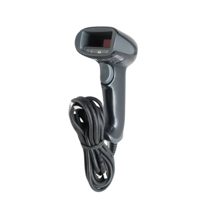 Keyence HR-100 handheld barcode reader for 1D and 2D codes, delivering fast, accurate scanning in industrial and commercial environments.