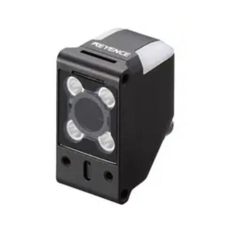 Keyence IV-HG500MA monochrome vision sensor with autofocus and built-in lighting for fast, reliable industrial inspection tasks.