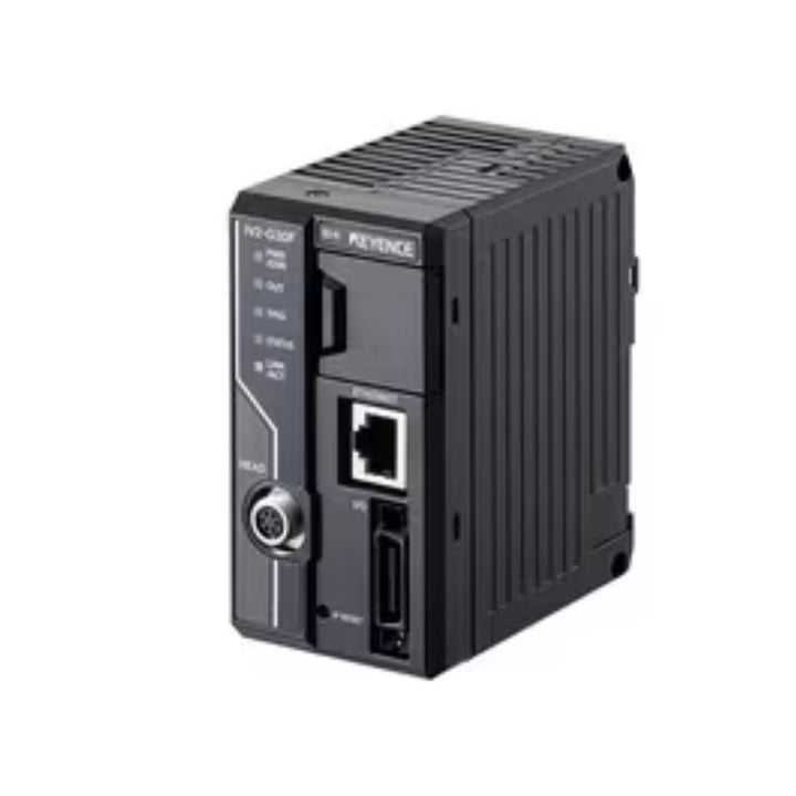 Keyence IV2-G30F smart vision sensor with autofocus and built-in lighting for reliable object detection and inspection in automation.