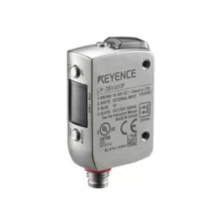Keyence LR-ZB100C3P 100mm reflective sensor with IO-Link and PNP output, ideal for smart industrial automation setups. Shop now.