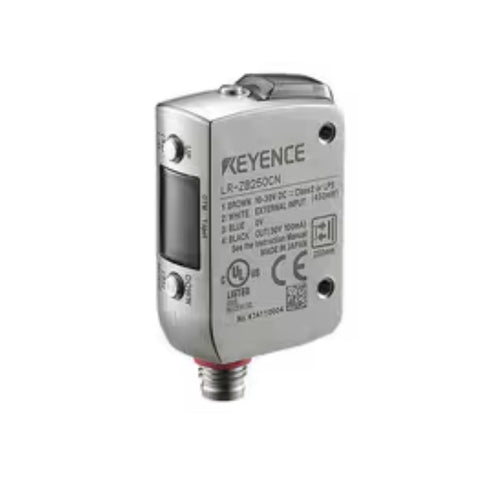 Keyence LR-ZB250C3P 250mm reflective sensor with IO-Link and PNP output, ideal for smart industrial detection. Shop now.