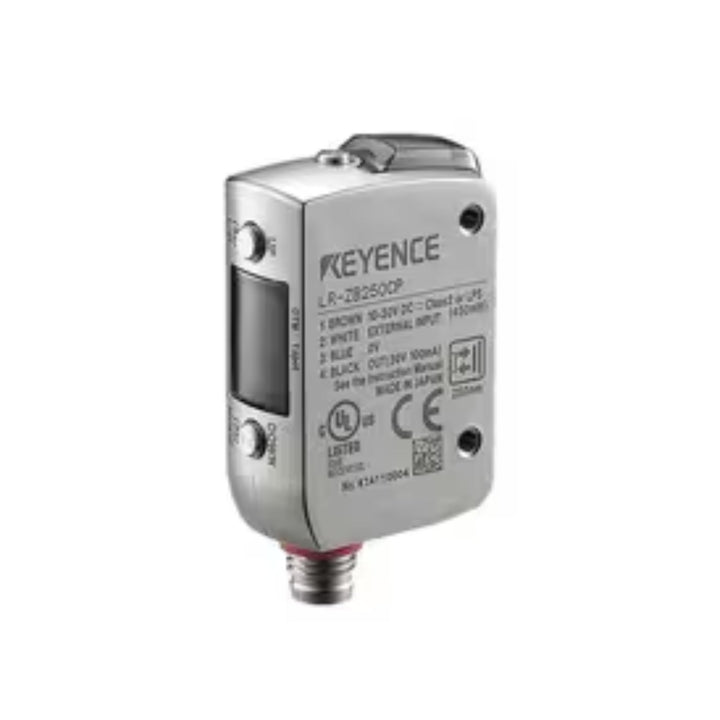 Keyence LR-ZB250CP compact photoelectric sensor with built-in amplifier for precise detection in industrial automation.