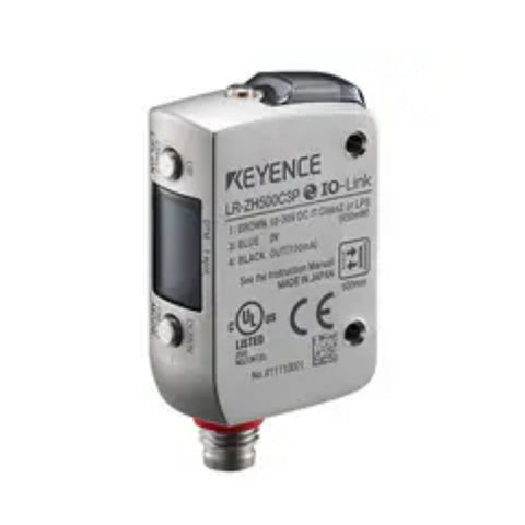 Keyence LR-ZH500C3P 500mm reflective sensor with IO-Link and PNP output, built for durable and smart industrial automation. Shop now.