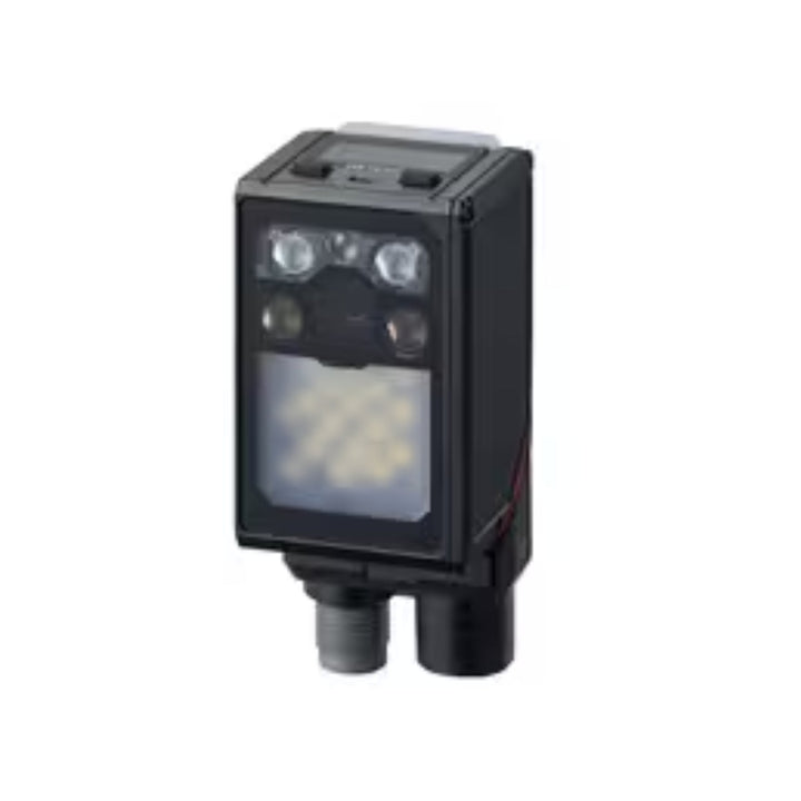 Keyence SR-X300W wide-field AI code reader with autofocus. Reads multiple 1D/2D codes quickly and accurately in industrial environments.