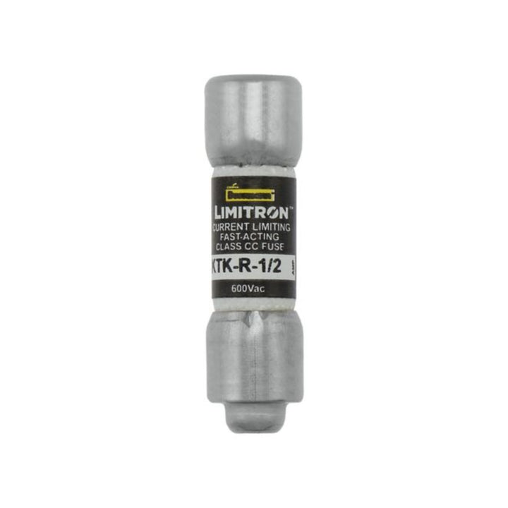 Bussmann KTK-R-1/2 Class CC fuse, 0.5 A, 600 V, fast-acting