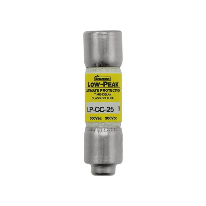 Bussmann LP-CC-25 Class CC fuse, 25 A, 600 V, time-delay, current-limiting
