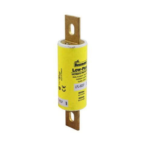Bussmann LPJ-80SP Class J fuse, 80 A, 600 V, dual element, time-delay