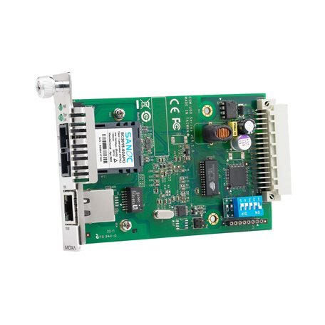 Moxa CSM-200-1218 Industrial Media Converter, compact and reliable for efficient media conversion.