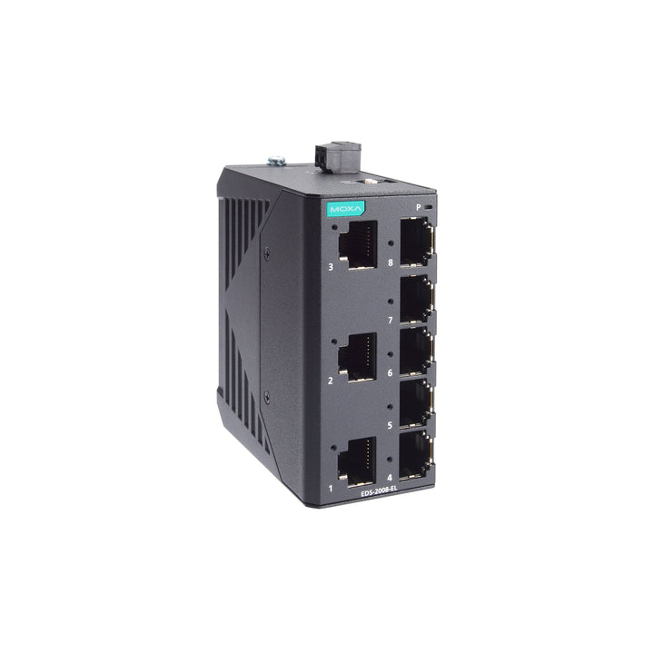 Moxa EDS-2008-EL Industrial Ethernet Switch offering seamless and reliable industrial communication.