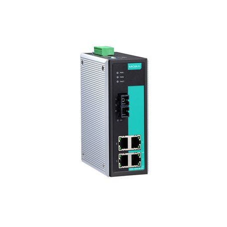Moxa EDS-305-M-SC-T Industrial Ethernet Switch offers efficient network management with a robust design.