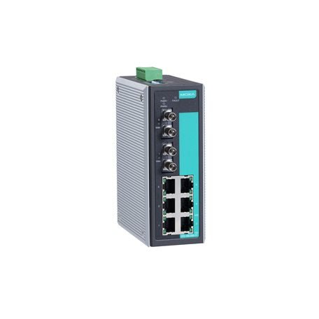 Moxa EDS-308-MM-ST Industrial Ethernet Switch for reliable industrial networking and robust performance