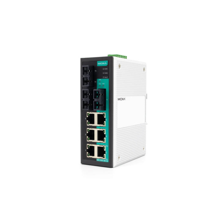 Moxa EDS-309-3M-SC Industrial Ethernet Switch with compact design suitable for industrial environments.